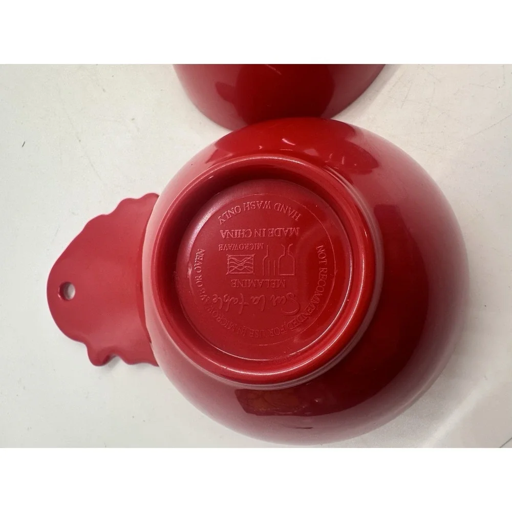 Sur La Table Santa Claus Melamine Measuring‎ Cups Set of 4 Christmas Holiday